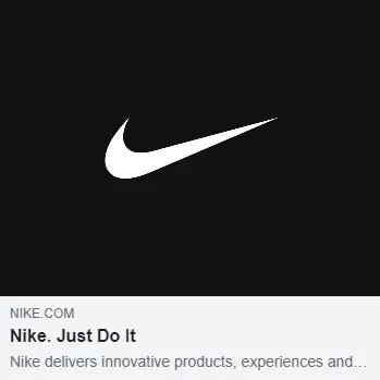 Look at how Nike used opengraph to look very attractive on facebook