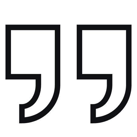 Ibrahim puts a quotation mark here to quote them directly!