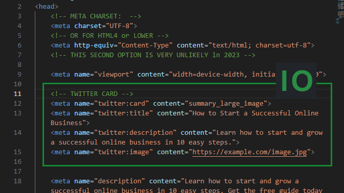 This is how to use twitter card in your html document to get beautiful display on twitter